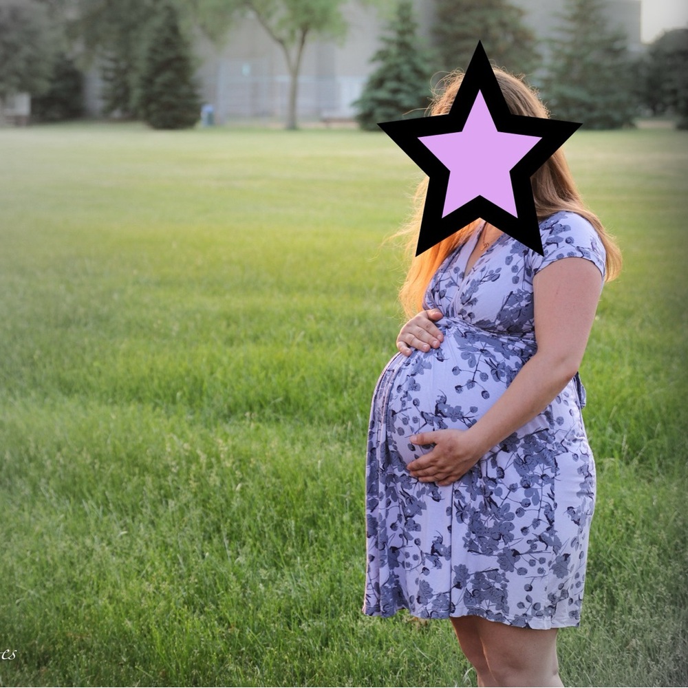 Seraphine Knot Maternity Dress, US Size 4